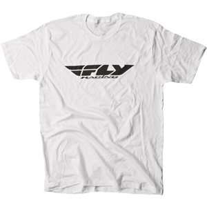    FLY RACING CORPORATE YOUTH MX OFFROAD T SHIRT WHITE LG Automotive