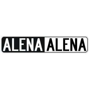   NEGATIVE ALENA  STREET SIGN