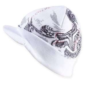  Fox Racing Stones Visor Beanie   One size fits most/White 
