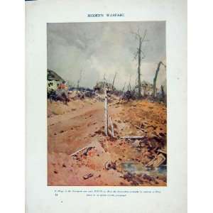  Modern Warfare Village Destruction Colour Print