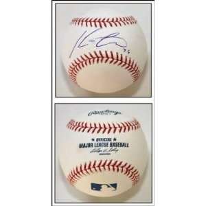  Kevin Cash Signed Baseball   Official   Autographed 