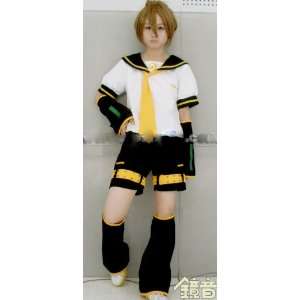  VOCALOID 2 Len Kagamine cosplay costume Set Tailor Made 