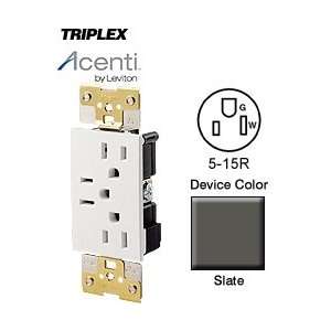    Leviton AC315 G Acenti 15A, 125V Triplex Recep