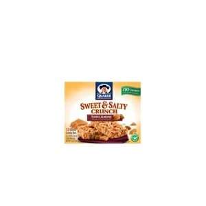 Quaker Sweet & Salty Crunch Toffee Almond, 6 Bars (Pack of 1)  