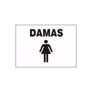  DAMAS (W/GRAPHIC) Sign   7 x 10 Dura Plastic