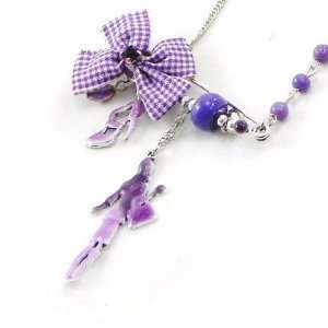  Collier creator Emilie purple. Jewelry