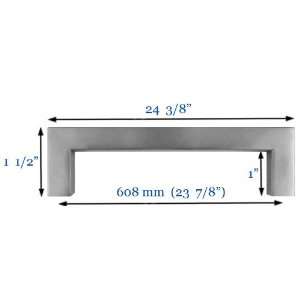  24 0r 608mm Square Bar Pull Kitchen Cabinet Handles