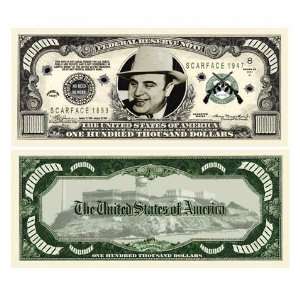  (100) Al Capone $100,000.00 Bill 