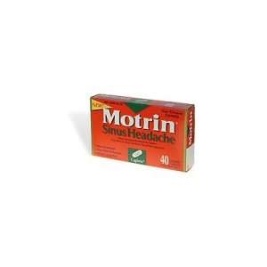  Motrin Sinus Headache Non Drowsy Formula, Caplets, 40 pack 