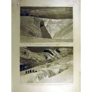  1891 Mont Blanc Rothe Simond Climbers French Print