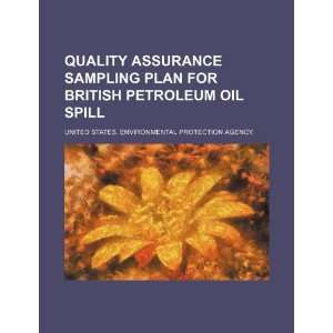  Quality assurance sampling plan for British Petroleum oil 