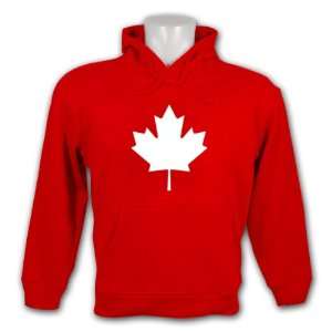  Canada National Emblem Pullover Hoody (Red) Sports 