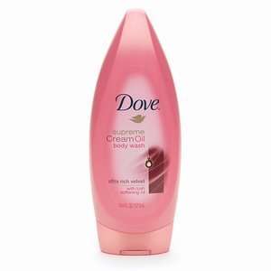 Dove Supreme Cream Oil Body Wash Ultra Rich Velvet with Lush Softening 