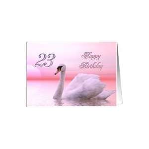  Pink swan card for a 23 year old Card Toys & Games