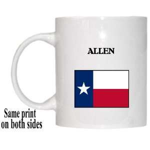  US State Flag   ALLEN, Texas (TX) Mug 