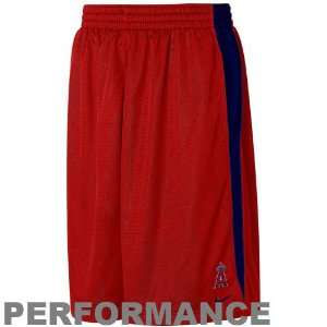    Nike Anaheim Angels Red Rundown Mesh Shorts