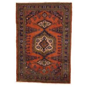   103 Red Persian Hand Knotted Wool Viss Rug Furniture & Decor