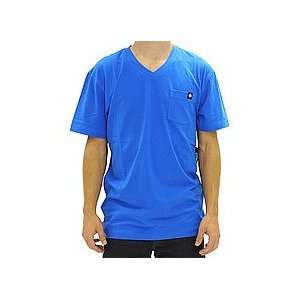 Nomis Everyday SS V Neck Tee (Bright Blue) LargeTall 