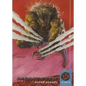  Sabretooth #15 (X Men Fleer Ultra 94 Trading Card 
