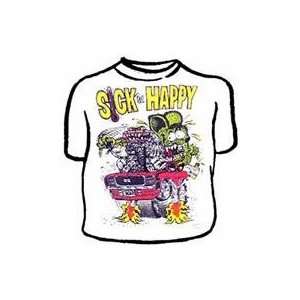  Rat Fink tee shirt Sick but Happy SizeXL Automotive