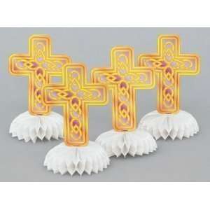  Mini Cross Centerpieces 4pk. 