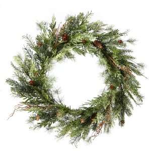  Wreath   Catalpa Mix Pine   S110830