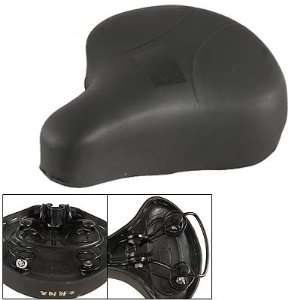  Como Black Faux Leather Covered Foam Saddle for Road Bike 