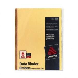  Avery Gold Line Data Binder Insertable Tab Index AVE11724 