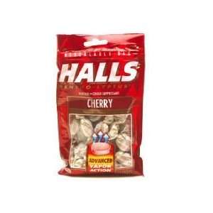 Halls Bags (Pack of 6) Cherry  Grocery & Gourmet Food