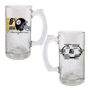  Pittsburgh Steelers Six Time Champs 13oz. Mug Sports 