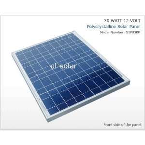  30 Watt Solar Panel 12v Polycrystalline PV