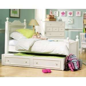   Breeze Full Size Poster Bed with Pull Out Trundle Unit