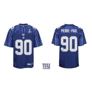  Giants #90 Jason Pierre Paul Authentic Blue Jersey Size 50 