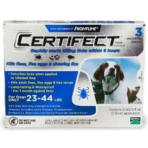  3 Month CERTIFECT BLUE for Dogs 23 44 lbs