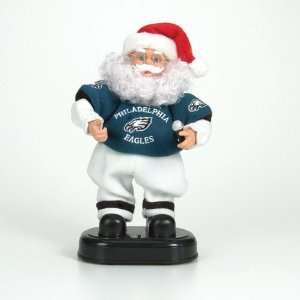 BSS   Philadelphia Eagles NFL Animated Rock & Roll Dancing Santa (12 
