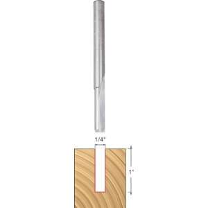 Freud 03 144 1/4 Inch Diameter by 1 Inch Single Flute Straight Router 