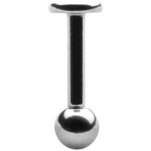  14G 3/8 316L Steel Labret Jewelry