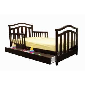 Dream on Me Mission Collection Style Toddler Bed with Storage Drawer 