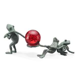  Tug of War Frogs Sphere Holder