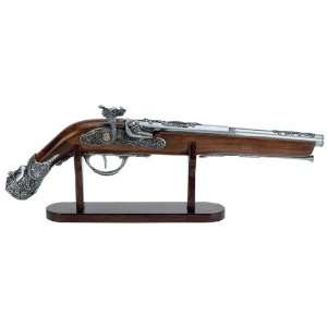   House™ Decorative Gun Lighter with Wood Stand