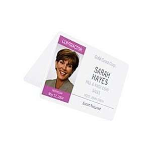 Photo ID Inserts   Business Card Size folds to 2¼ x 3½ 
