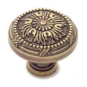  St. georges collection polished antique knob 1 1/2 (38mm 