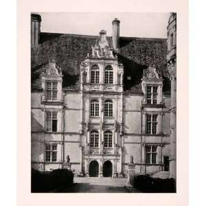  1906 Print Historic Chateau Azay Rideau French Renaissance 