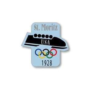  1928 St. Moritz Olympics Five Rings Pin