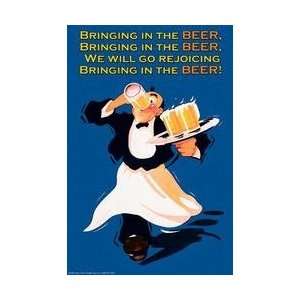  Bringing in the Beer 20x30 poster