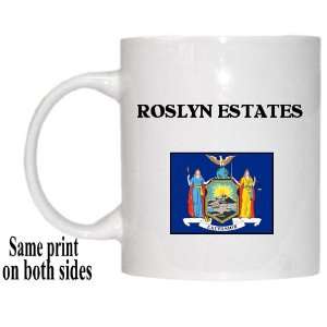  US State Flag   ROSLYN ESTATES, New York (NY) Mug 