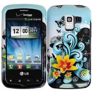  Yellow Lily Hard Case Cover for LG Optimus Slider LS700 LG 