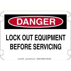 10 x 14 Standard Danger Signs  Lockout  Industrial 