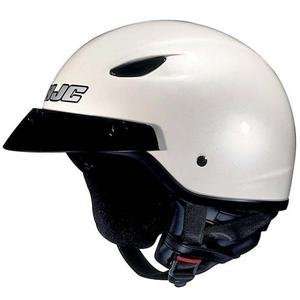  HJC CL 21 Helmet   Large/Metallic Pearl White Automotive