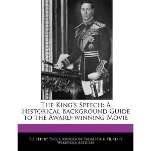  The Kings Speech A Historical Background Guide to the 